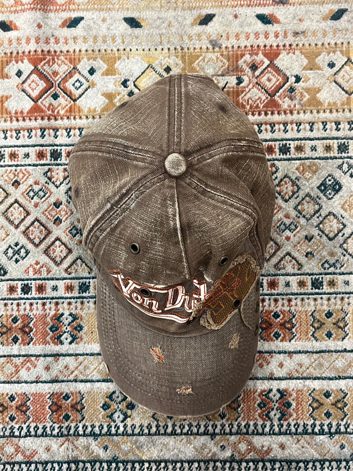 본더치 데미지 볼캡 브라운 #csz3043 상품이미지4