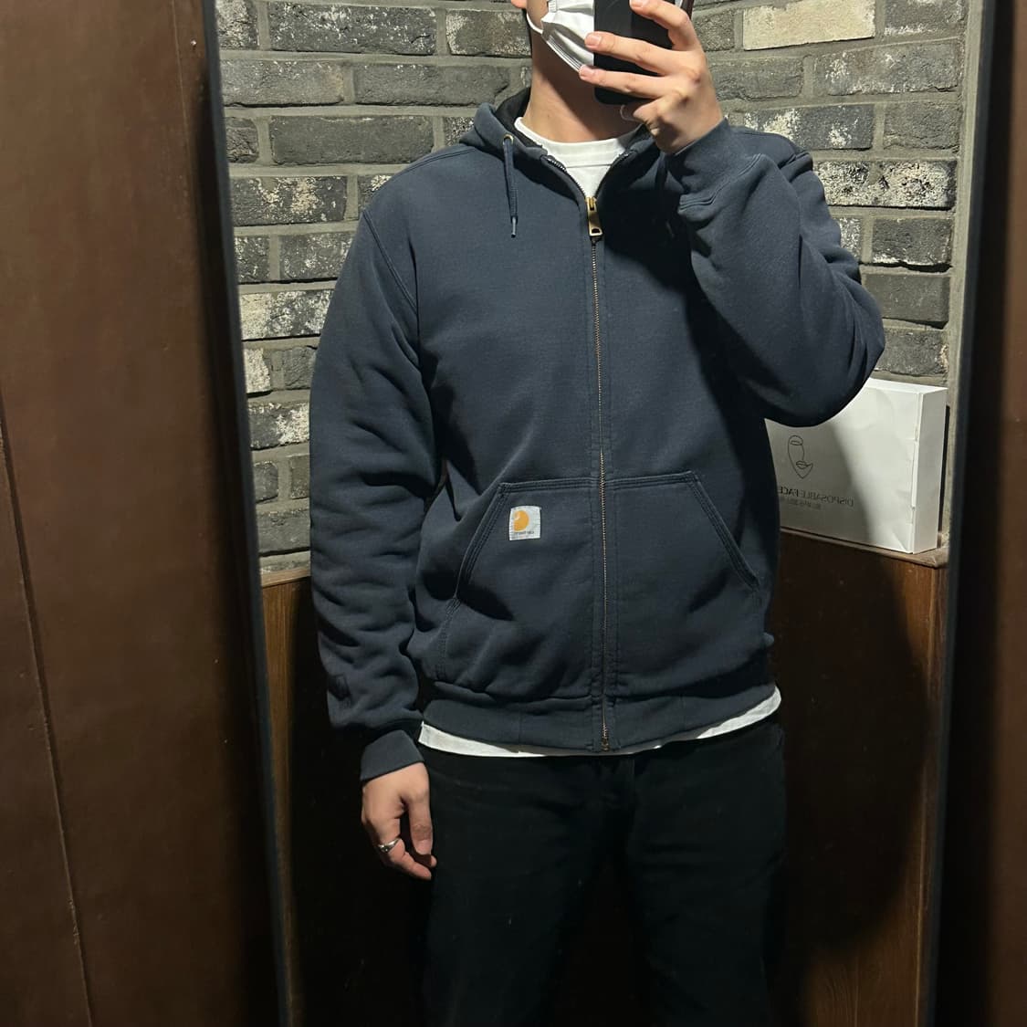 S) 칼하트 레인디펜더 워크웨어 써멀 후드집업 상품이미지10