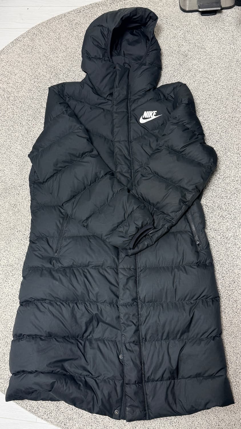 🔥한파박멸🔥 핏 예쁜 나이키 덕다운 롱패딩 M/95 상품이미지1