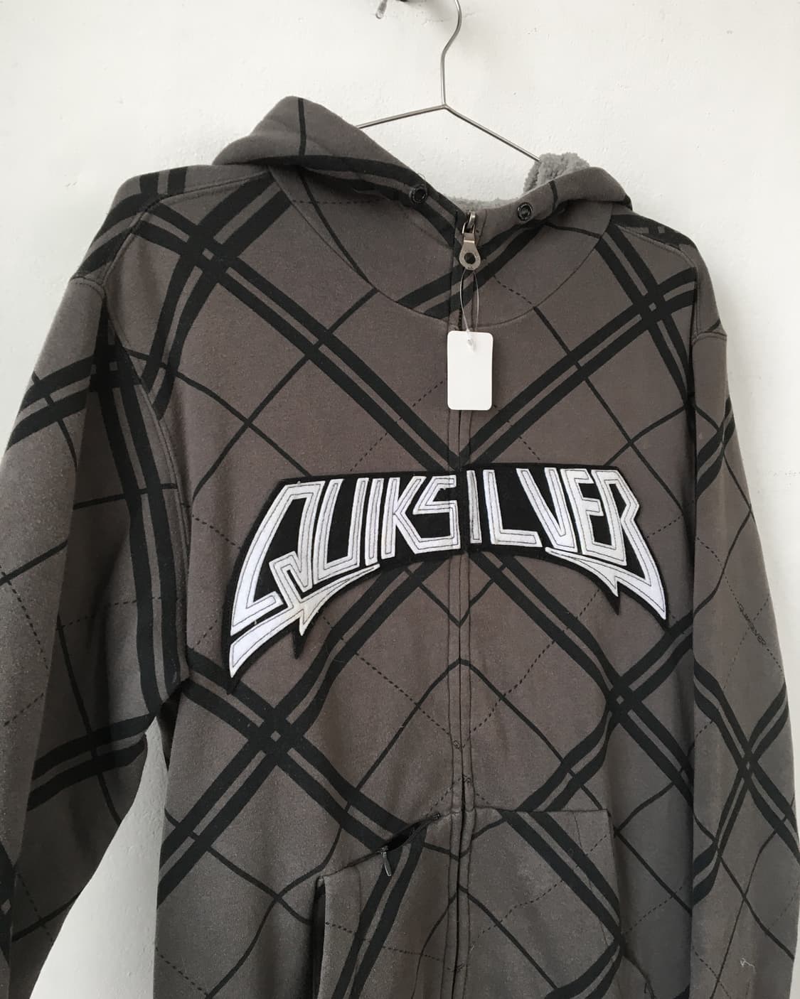 Check pattern hood zip up 상품이미지4