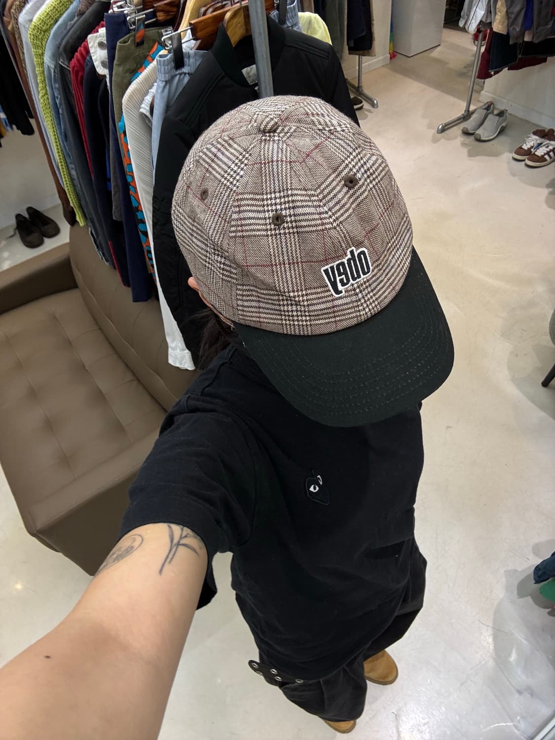 오베이 데이턴 6패널 체크 볼캡 상품이미지5