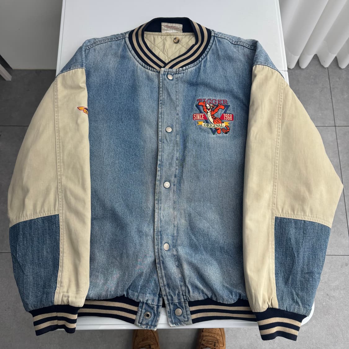 디즈니 티거 데님 바시티 자켓  상품이미지1