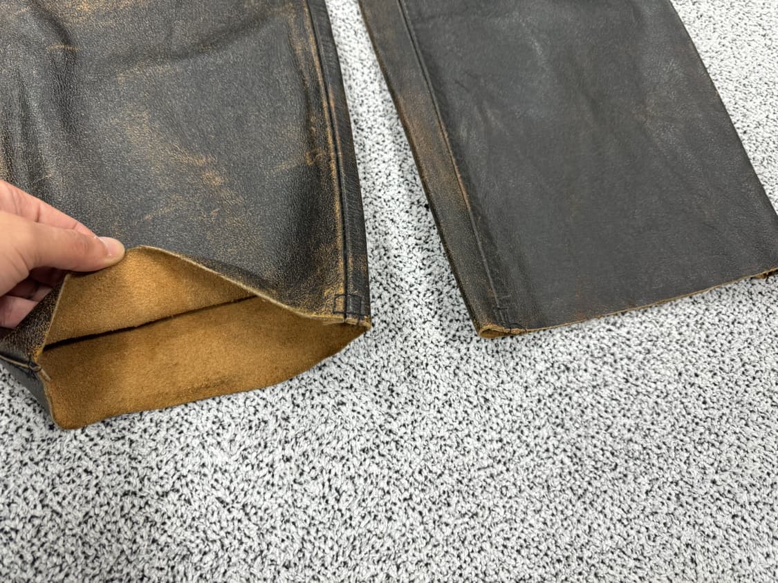 90s 리얼레더 팬츠 상품이미지6