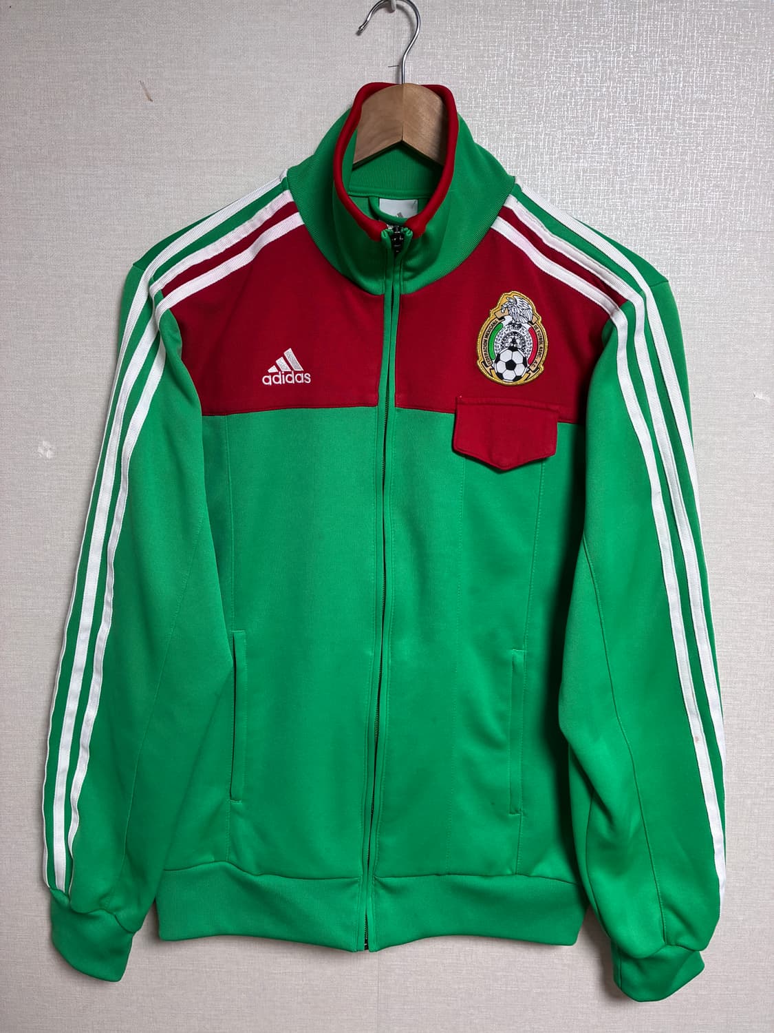 빈티지 아디다스 멕시코 져지 그린 L 상품이미지2