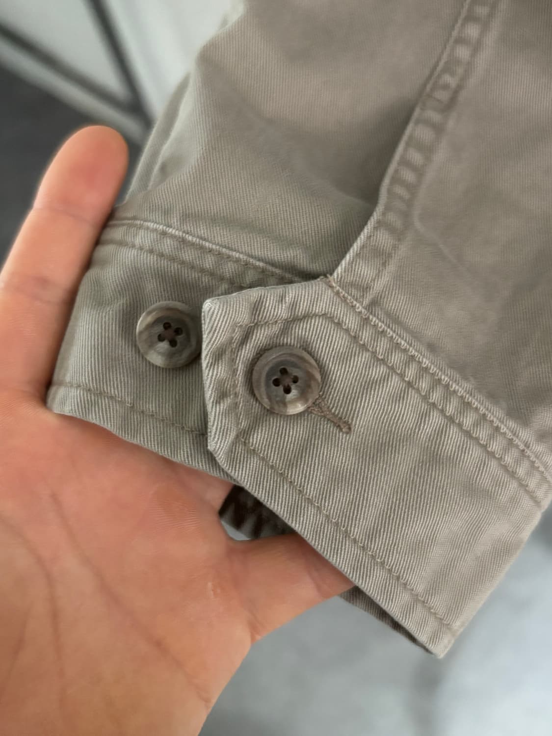 Polo 폴로 랄프로렌 탄베이지 컬러 코튼 헤링턴 자켓 상품이미지5