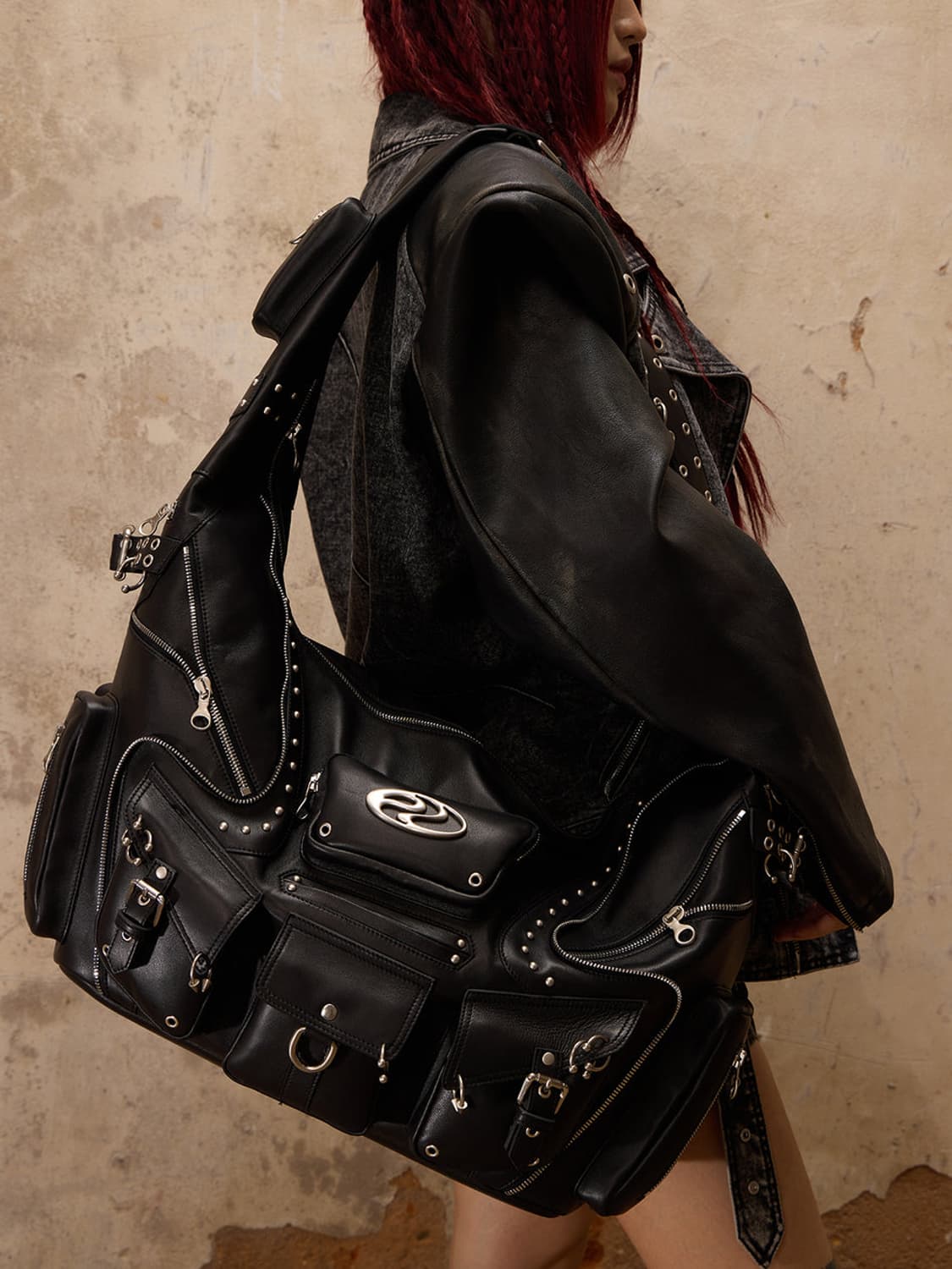 personsoul 가죽가방 라지 판매합니다 상품이미지1