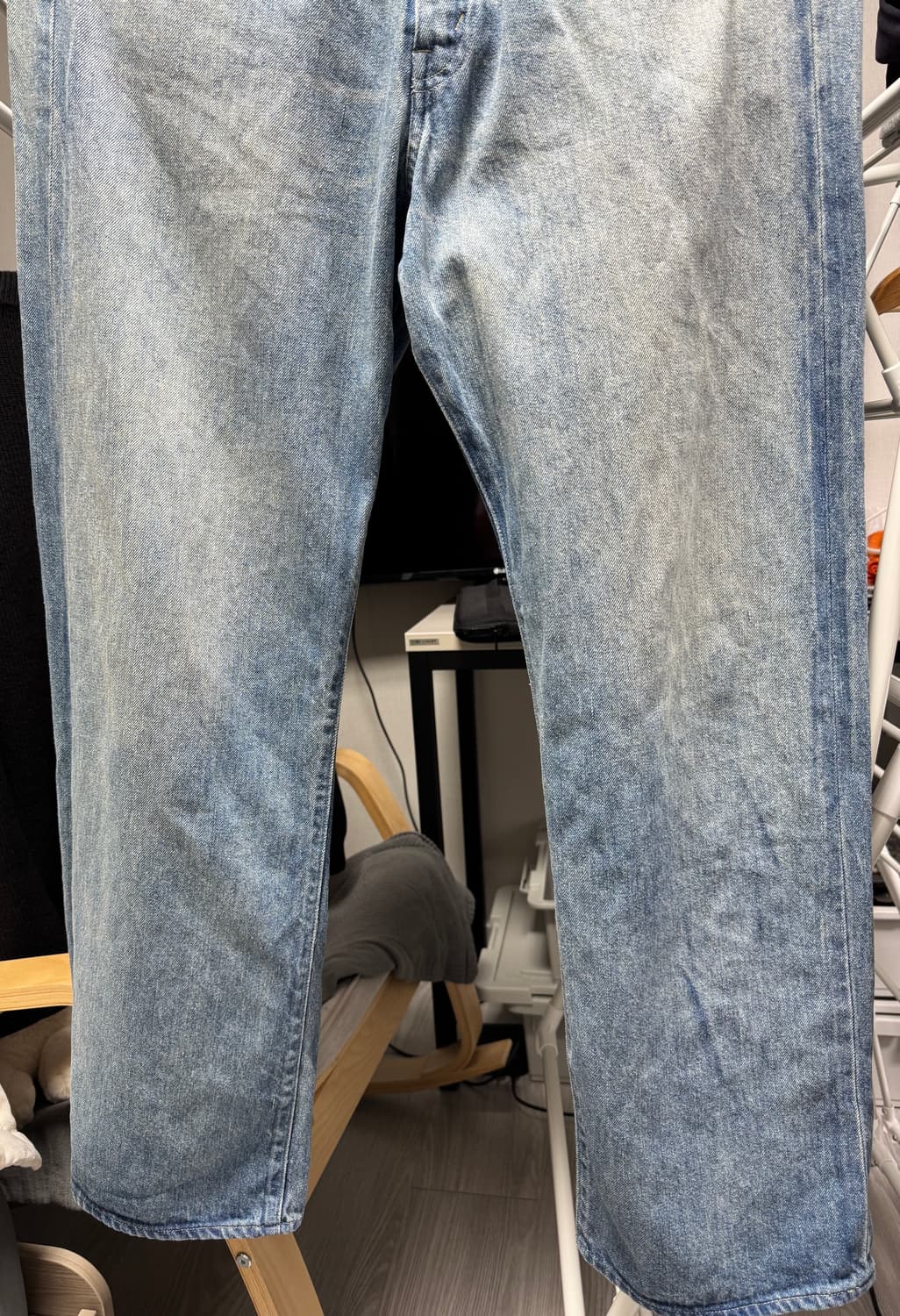 오라리 셀비지 페이디드 라이트 데님 팬츠 라이트 인디고 23AW 4사이즈 상품이미지6