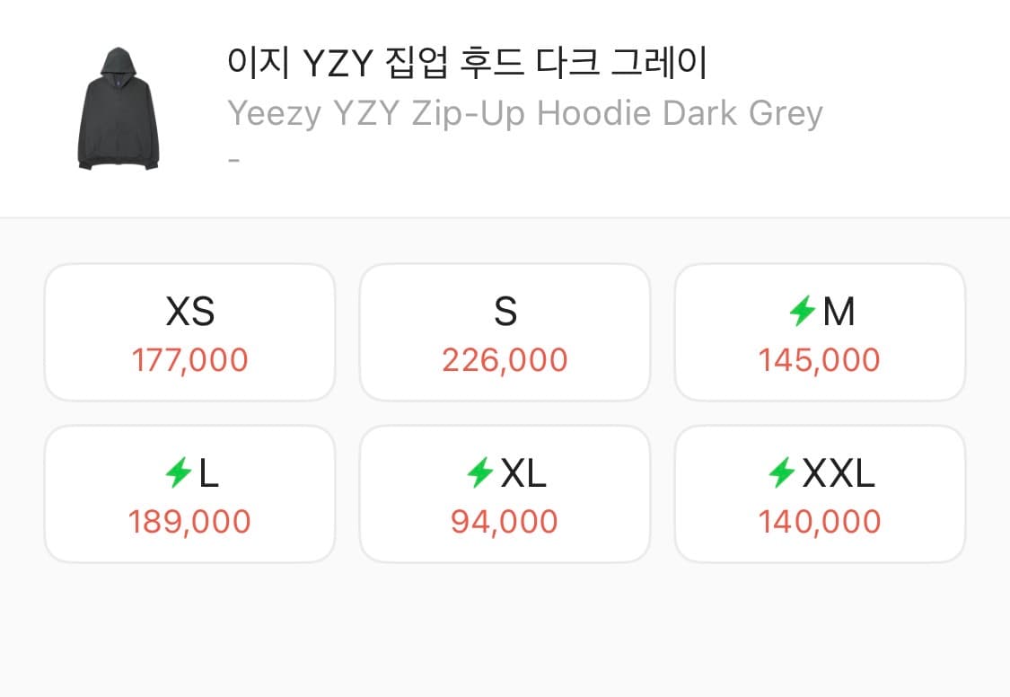 이지 갭 후드집업 다크그레이 S 상품이미지4