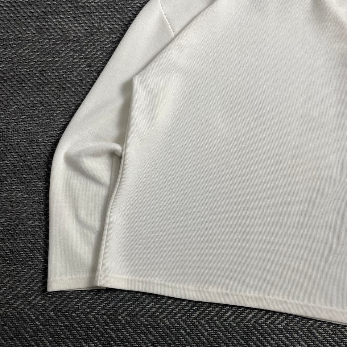 피앤콤마 빈티 머슬핏 미니멀 화이트 니트o 4586 상품이미지2