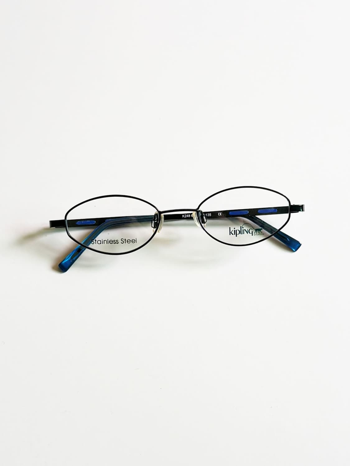 KIPLING 슬림 오벌 메탈 프레임 빈티지 안경 상품이미지1