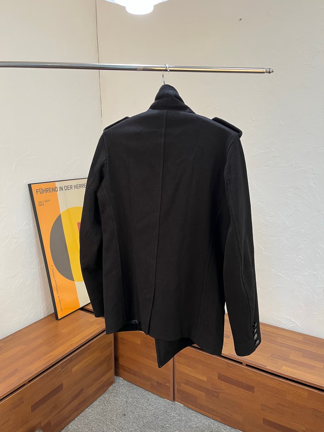 glamb 나폴레옹 더블 버튼 멜톤 울 피코트 상품이미지2