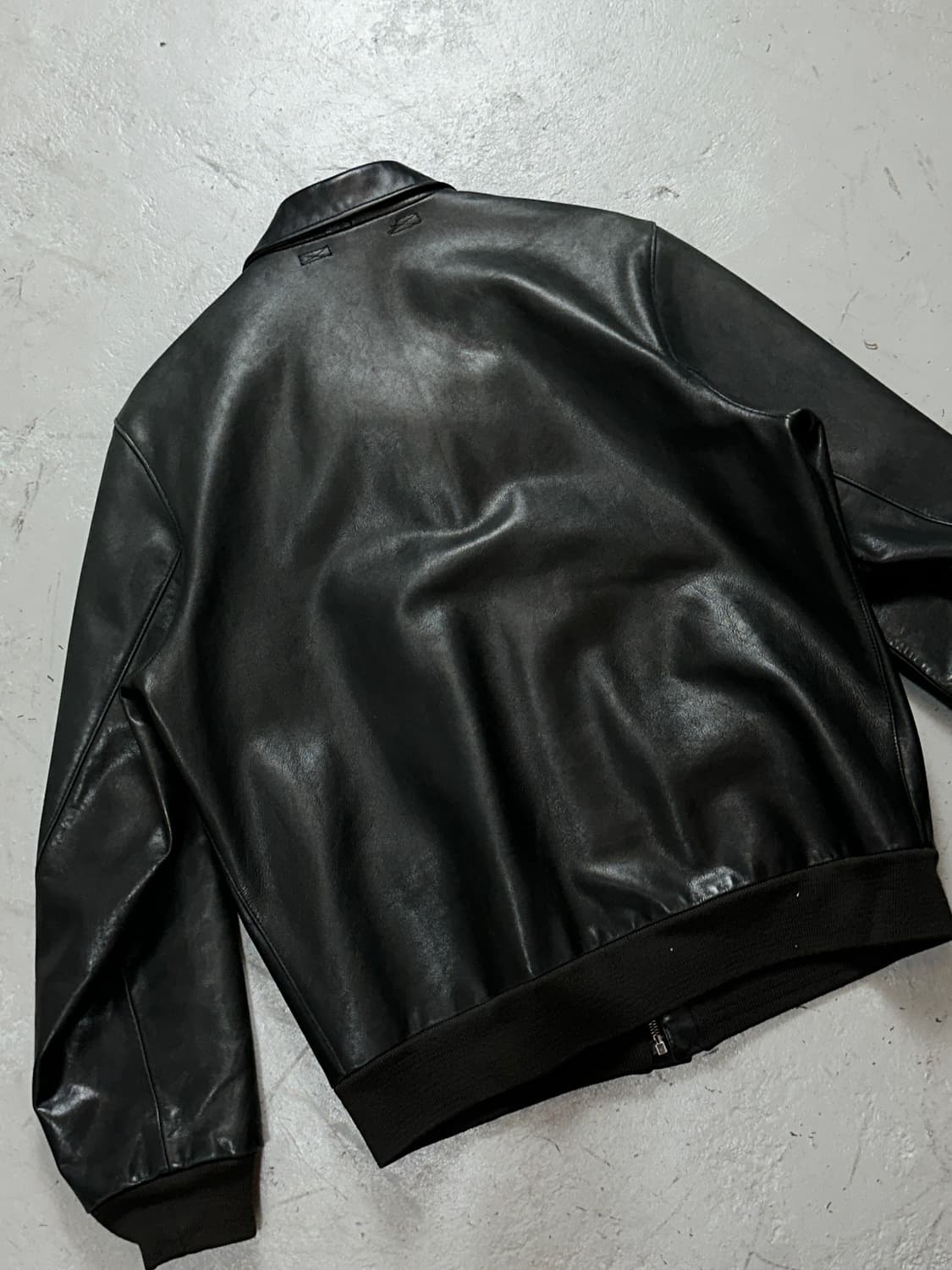 90's 빈티지 폴로 블루라벨 A2 레더 자켓 빈티지 레더 자켓 상품이미지6