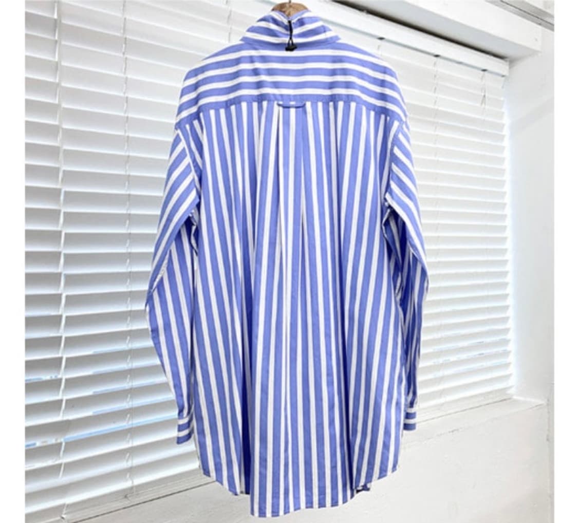 마틴로즈 스트라이프 셔츠 자켓 상품이미지2