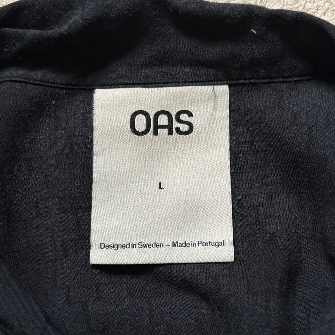 OAS 오아스 산세바스티안 비스코스 패턴 반팔 셔츠 상품이미지5