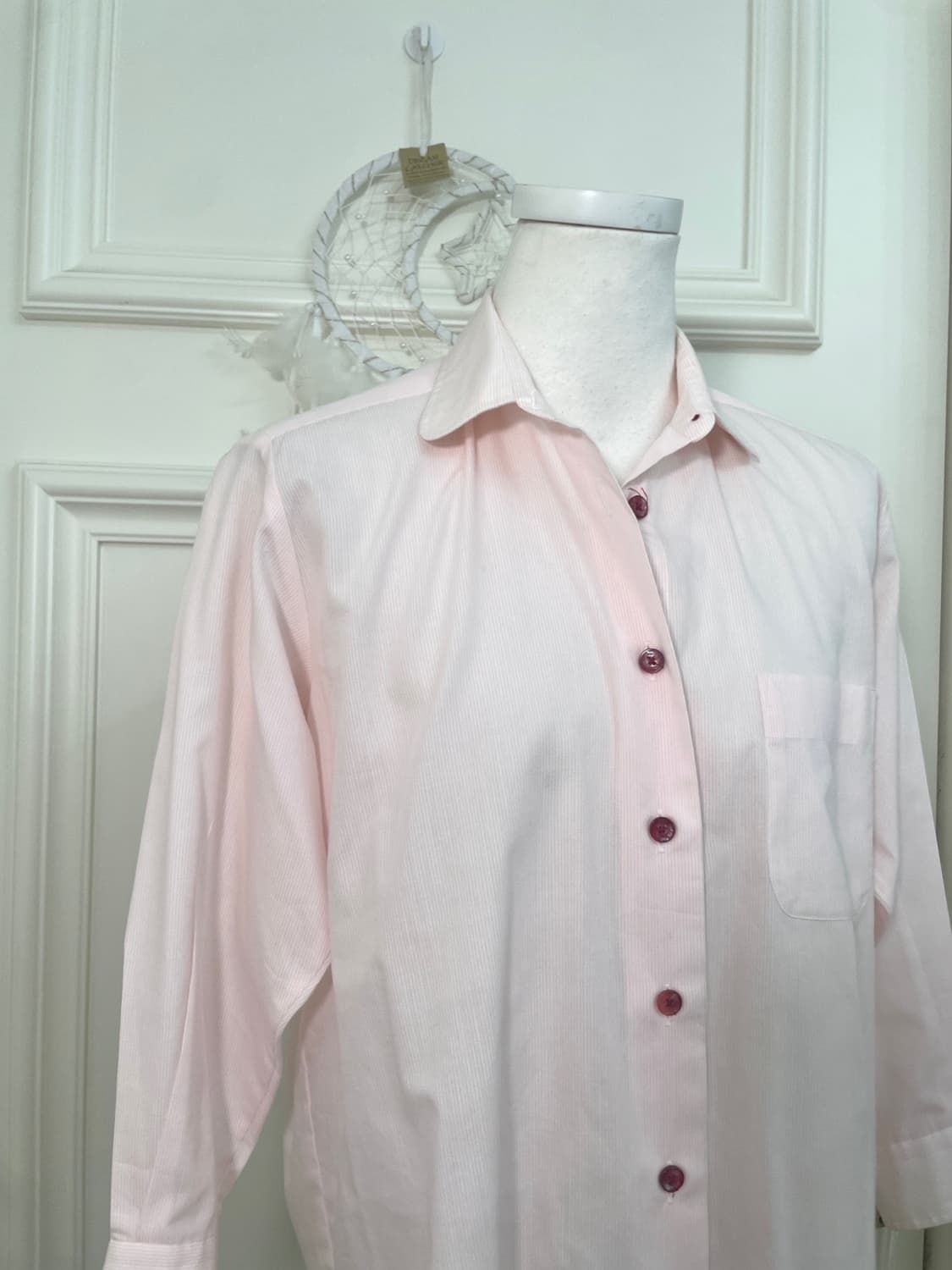 coral basic cute spring shirt 상품이미지5