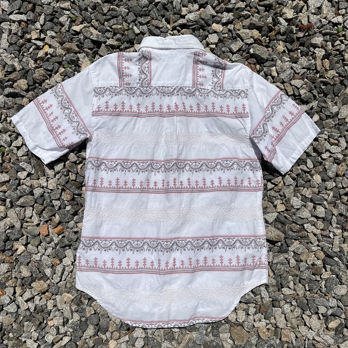 GLOBAL WORK 자수 패턴 셔츠 (실측확인) 상품이미지6