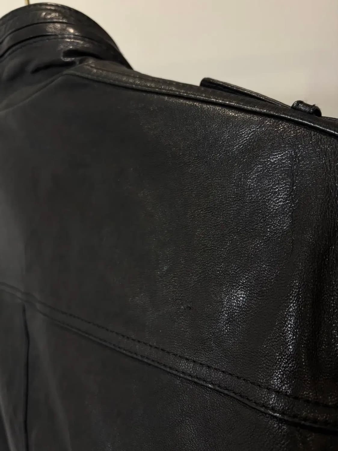 (100) olzen 올젠 4포켓 견장 양가죽 자켓 상품이미지7