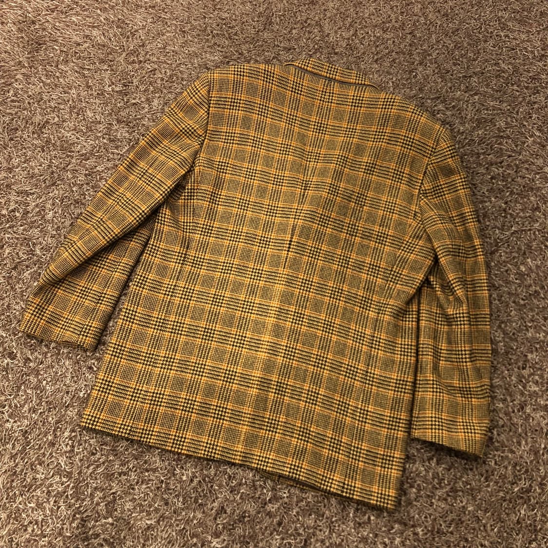 지방시 캐시미어 울 체크 블레이저 자켓 상품이미지4