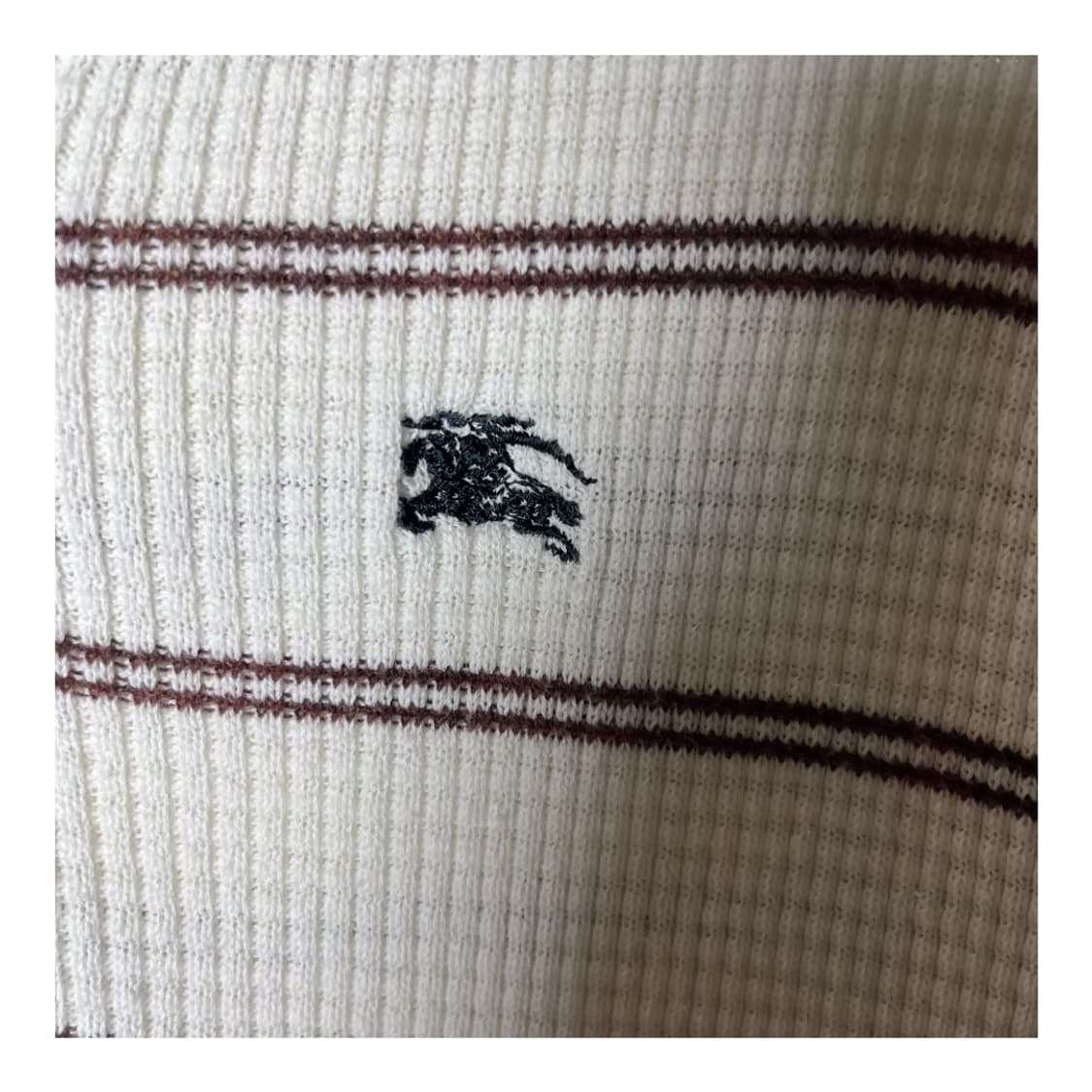 [Burberry] 버버리 블루라벨 스트라이프 슬림핏 카라티셔츠 상품이미지4