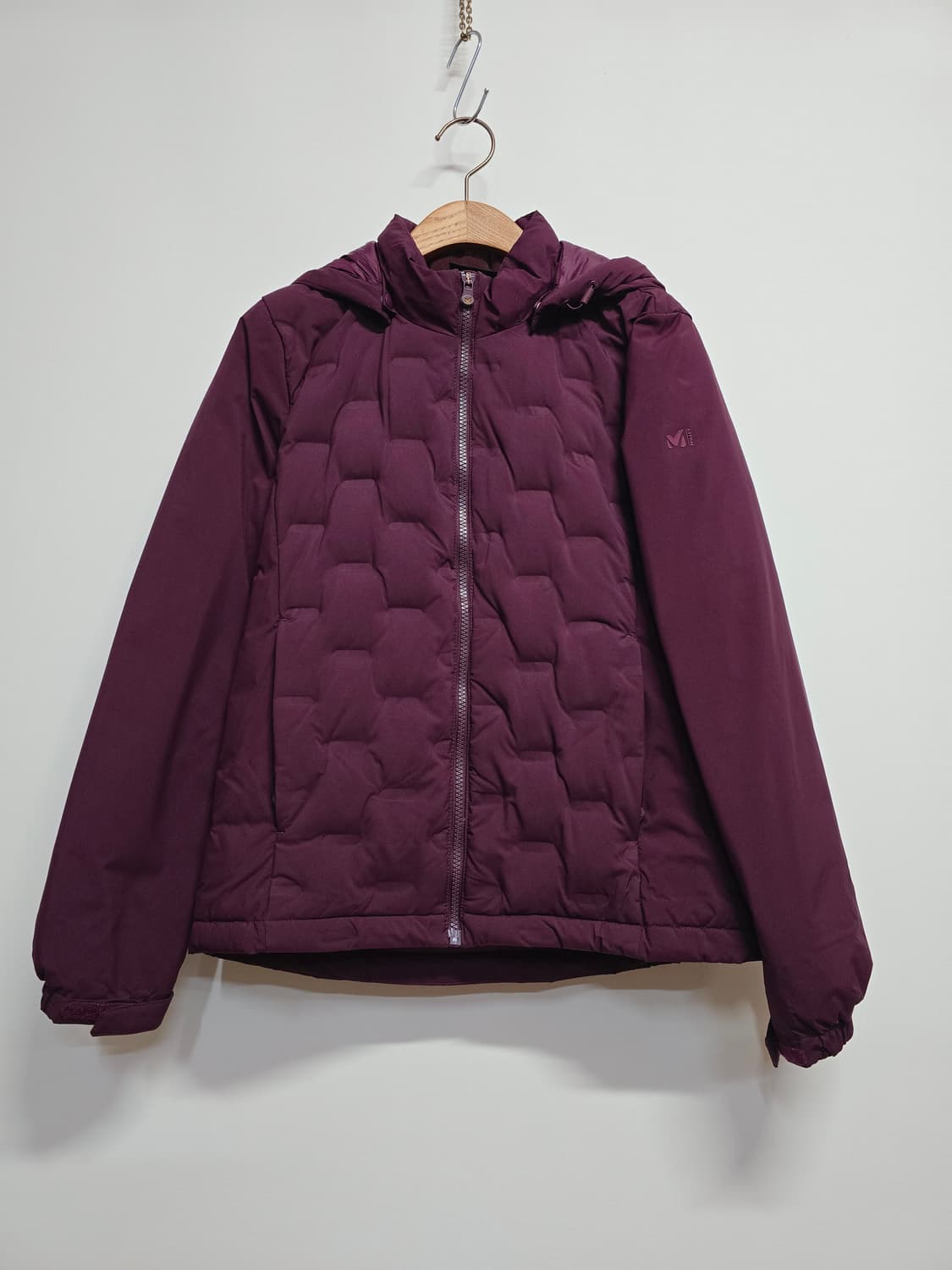 밀레 여성용 퍼플 구스다운패딩 점퍼95 상품이미지1