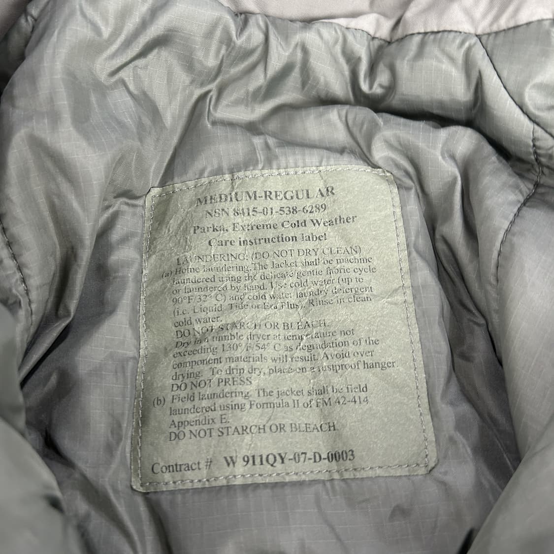 미군 Army 프리마로프트 밀리터리 점퍼 105 상품이미지2