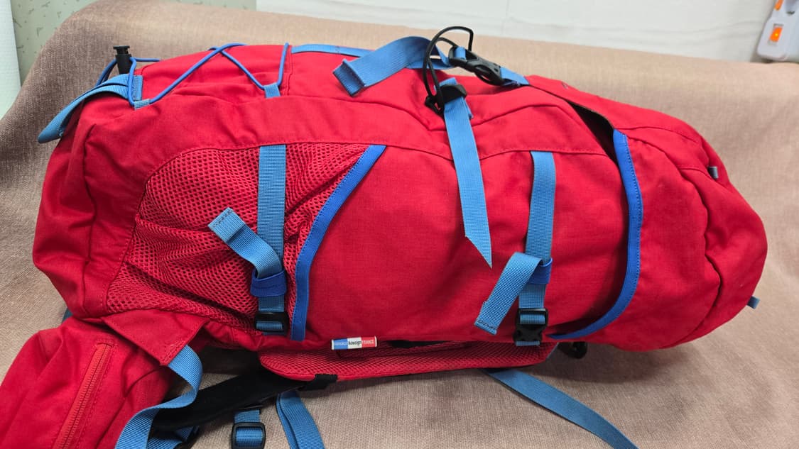 밀레 40리터 안나푸르나 60주년 기념 등산 배낭 (레드) 상품이미지4