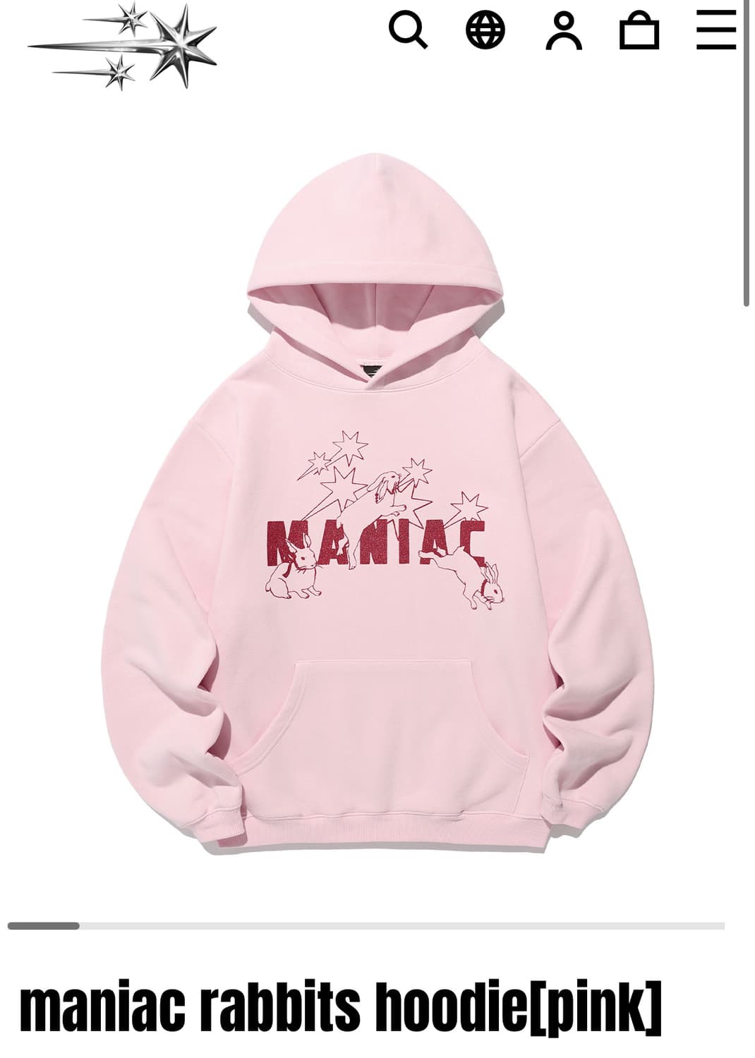 나이스고스트클럽 maniac rabbits hoodie 상품이미지1