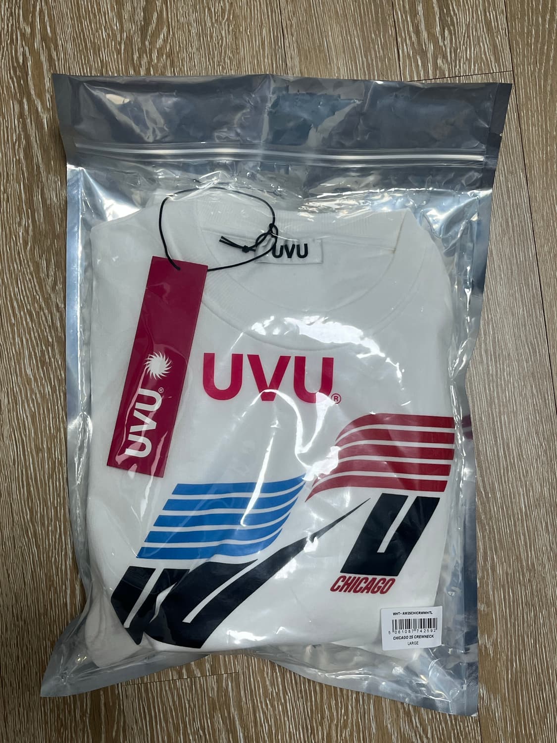 (새상품) UVU 시카고 맨투맨 L 상품이미지1