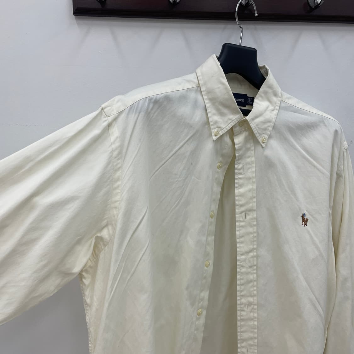 폴로 랄프로렌 야머스 옥스포드 핀포인트 셔츠 레몬 화이트 상품이미지4