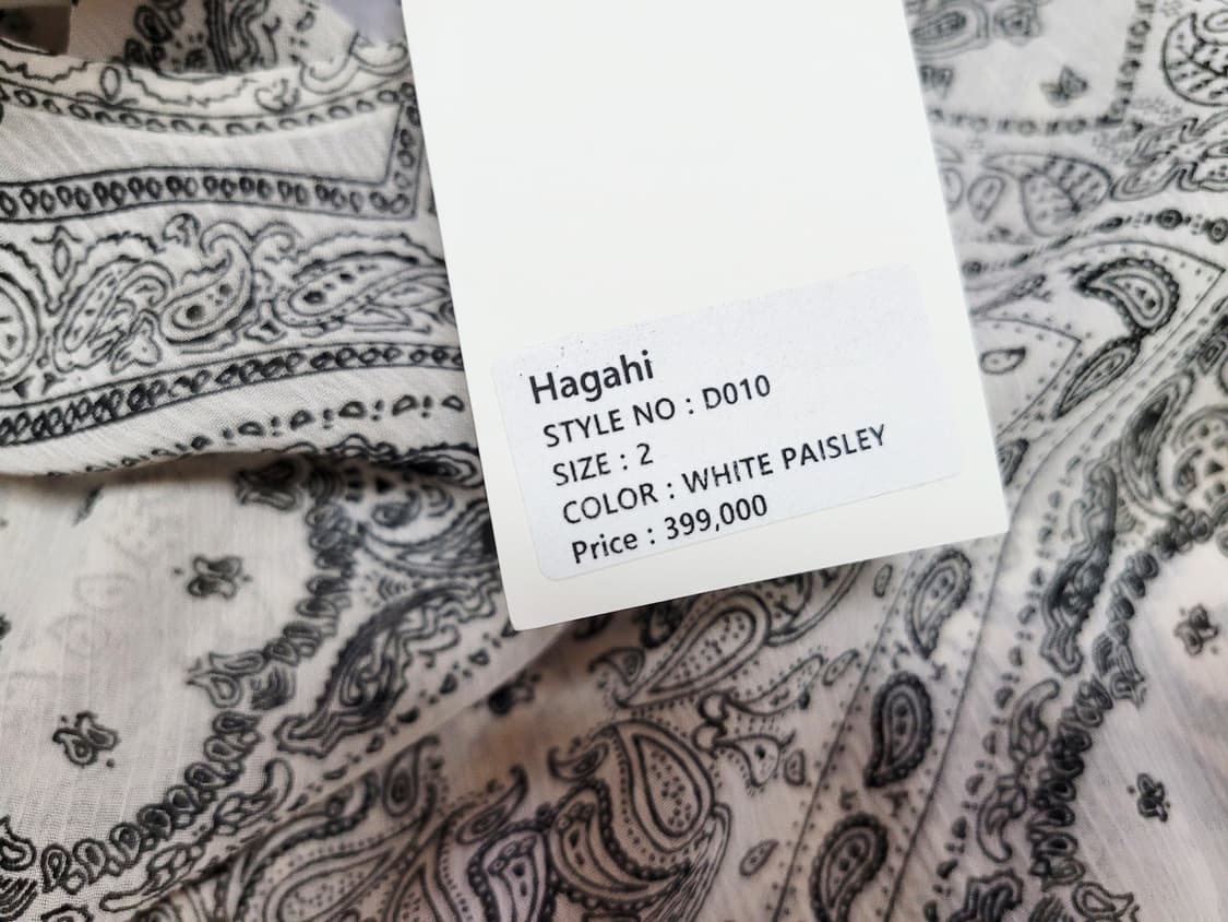 하가히(Hagahi) 트위스트 시스루 미디원피스 55 새상품 상품이미지8