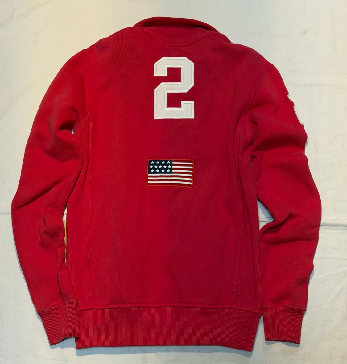 폴로 랄프로렌 빅포니 성조기 USA 져지 핑크 레드 상품이미지4