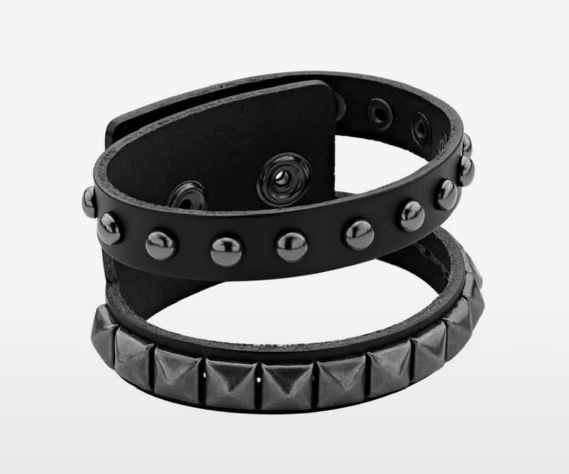 에브리벌스데이 Doublestud leather belt bracelet 상품이미지1
