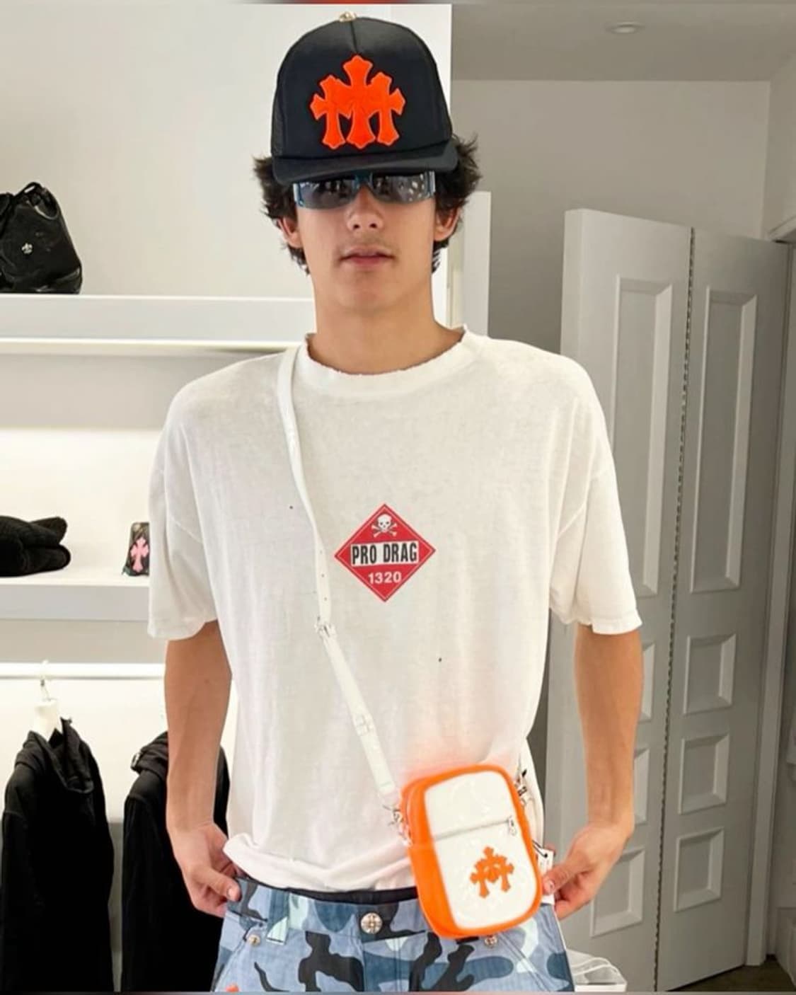 [XL~] 90s usa 크리스티안 스타크 빈티지 프로드래그 티셔츠 상품이미지2