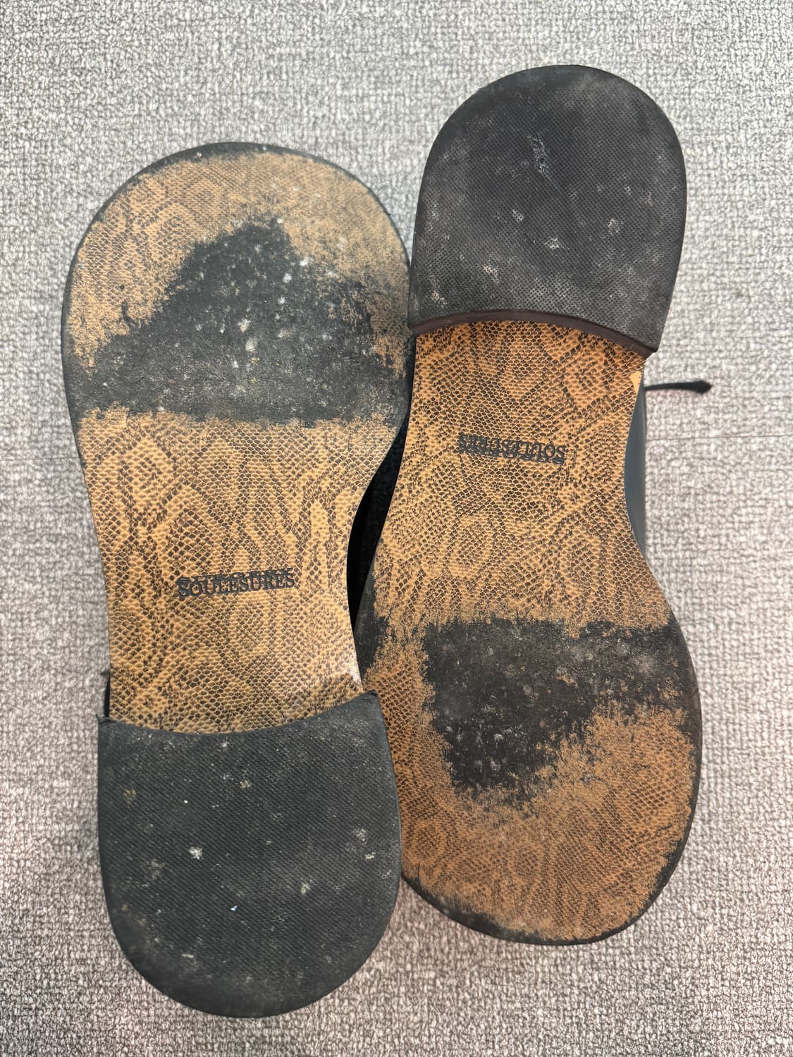 쏘유레슈어 써저리 SS001 블랙 더비슈즈 270 상품이미지7