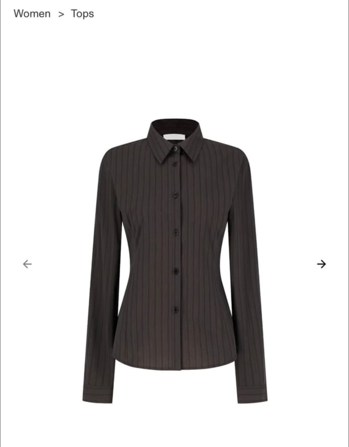 Amomento Stripe Shirt 상품이미지1