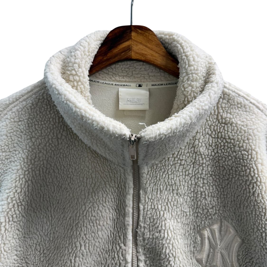 [L] MLB 아이보리 플리스 상품이미지5