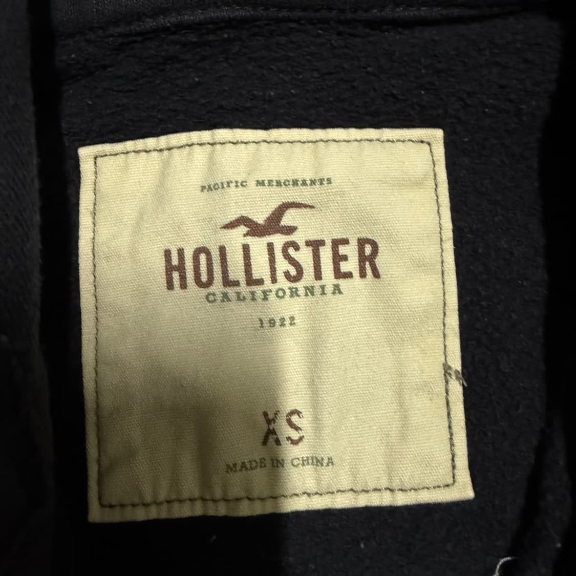 대장템 홀리스터 네이비 후드집업 XS 상품이미지3