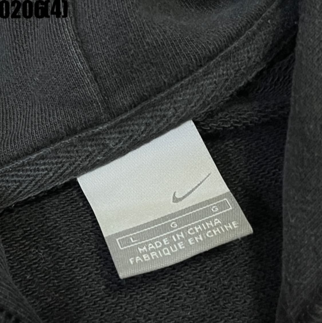 [L] 나이키 스우시 자수 로고 블랙 후드티 0206(4) 상품이미지4