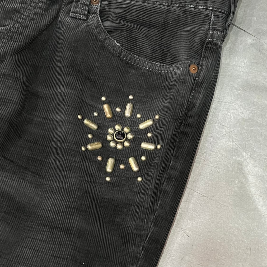  빈티지 잼스톤 부츠컷 코듀로이 팬츠 y16363 상품이미지4