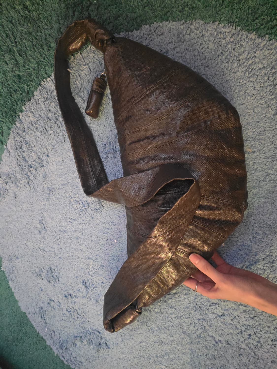 르메르 크루아상 코티드린넨 웜그레이 M미듐 상품이미지1