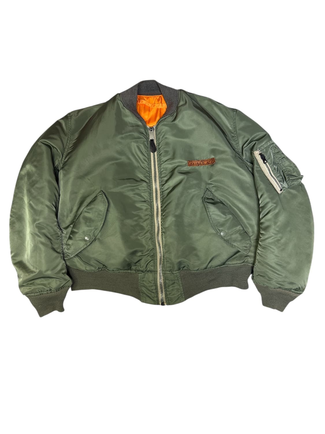빈티지 아비렉스 AVIREX USA 마원 ma-1 항공점퍼 L 상품이미지1