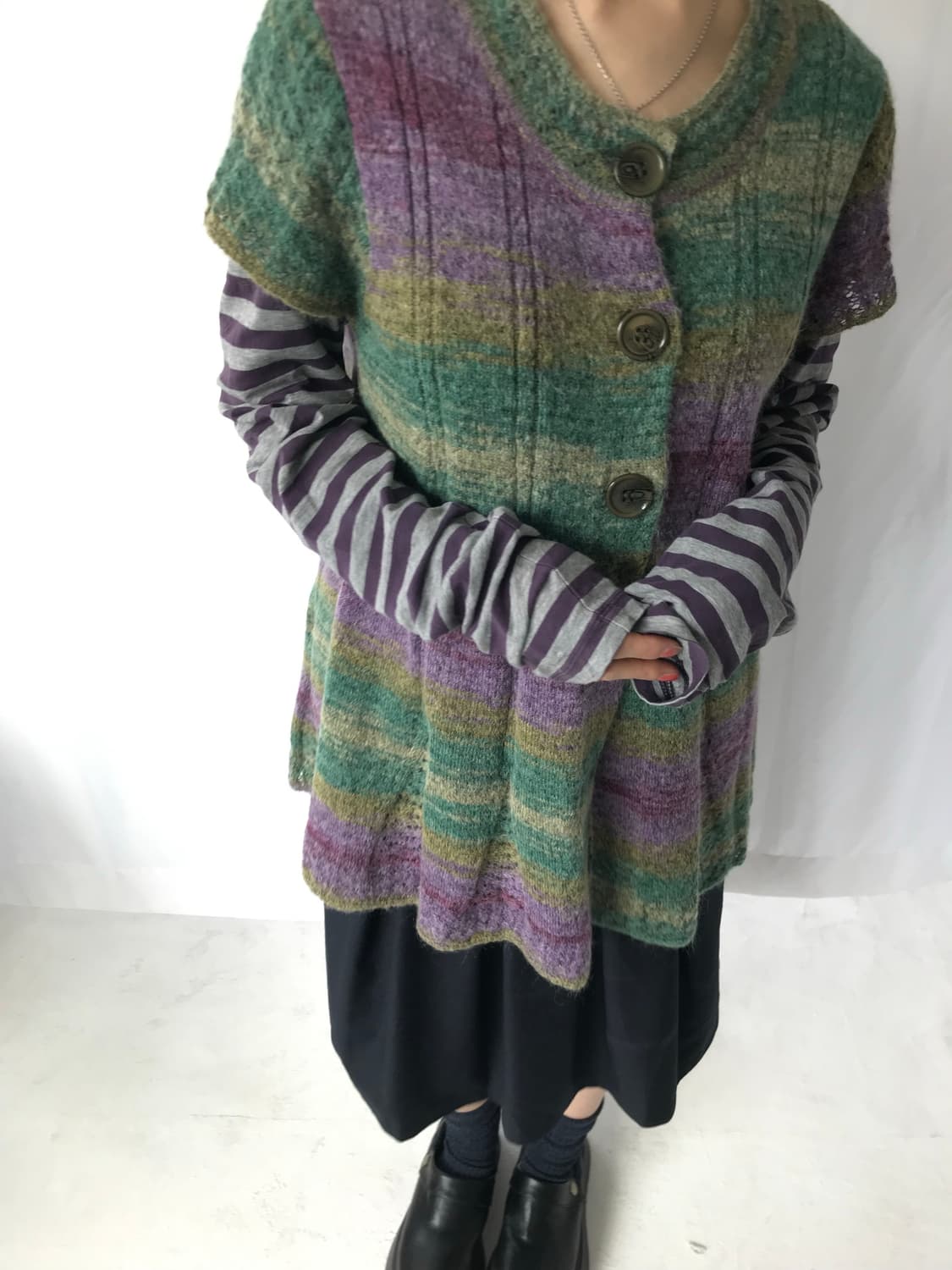 Lavender Moss knit 상품이미지1