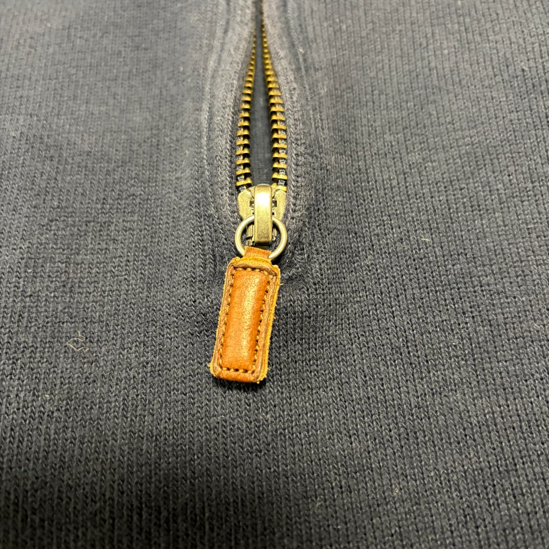 폴로 랄프로렌 레드포니 코튼 네이비 반집업  상품이미지3