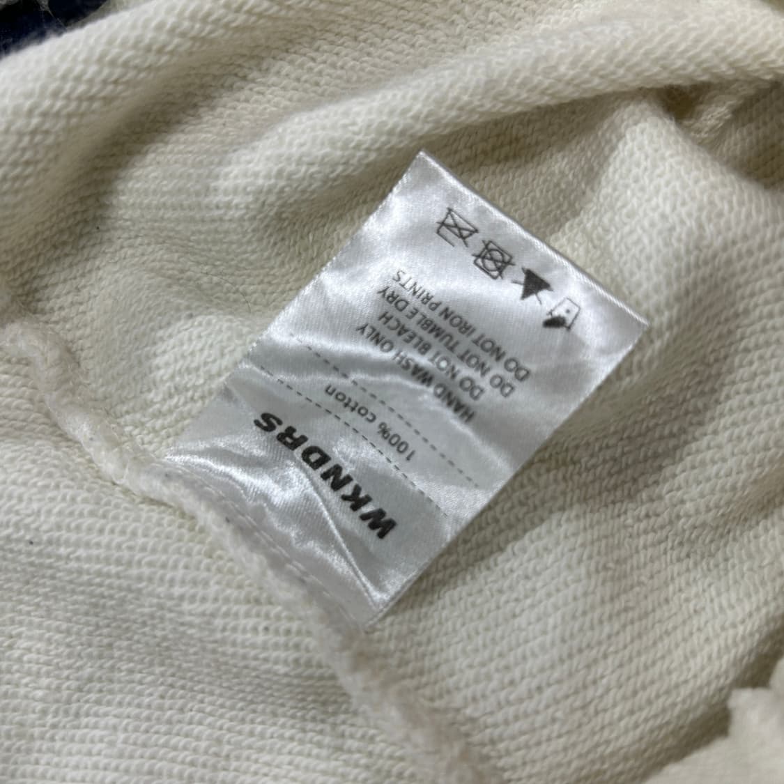 위캔더스 아이보리 로고 트레이닝 바지 m 상품이미지3