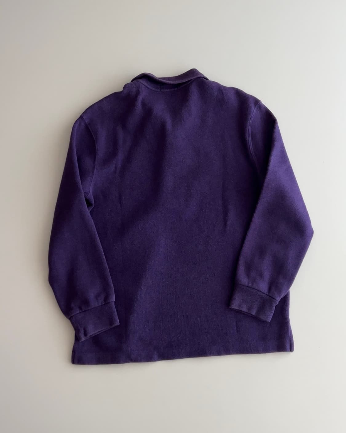 폴로 랄프로렌 퍼플 쿼터 집업 스웻셔츠 S 상품이미지5