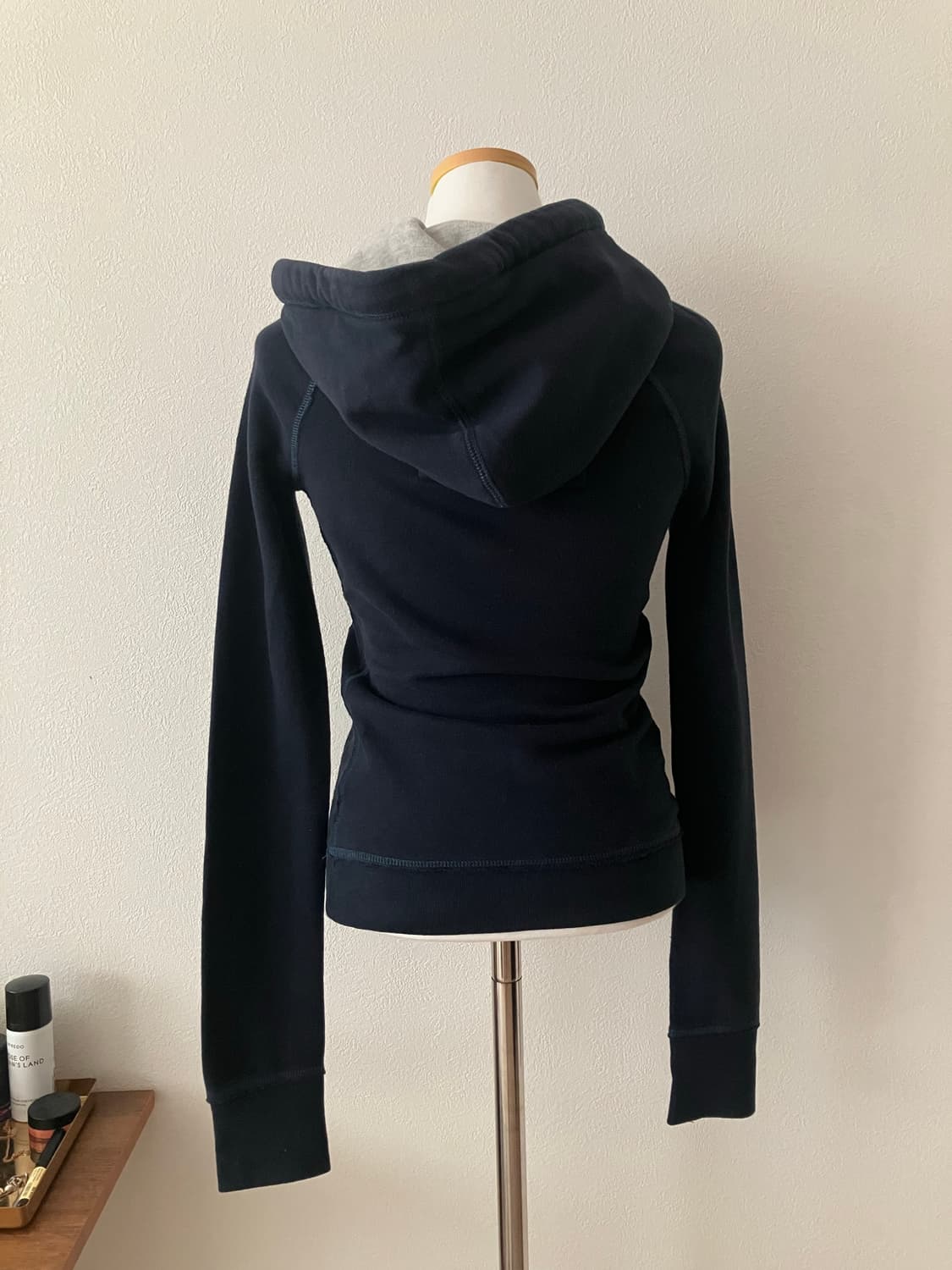 아베크롬비 네이비 로고후드티 딱붙 y2k후드티 상품이미지4