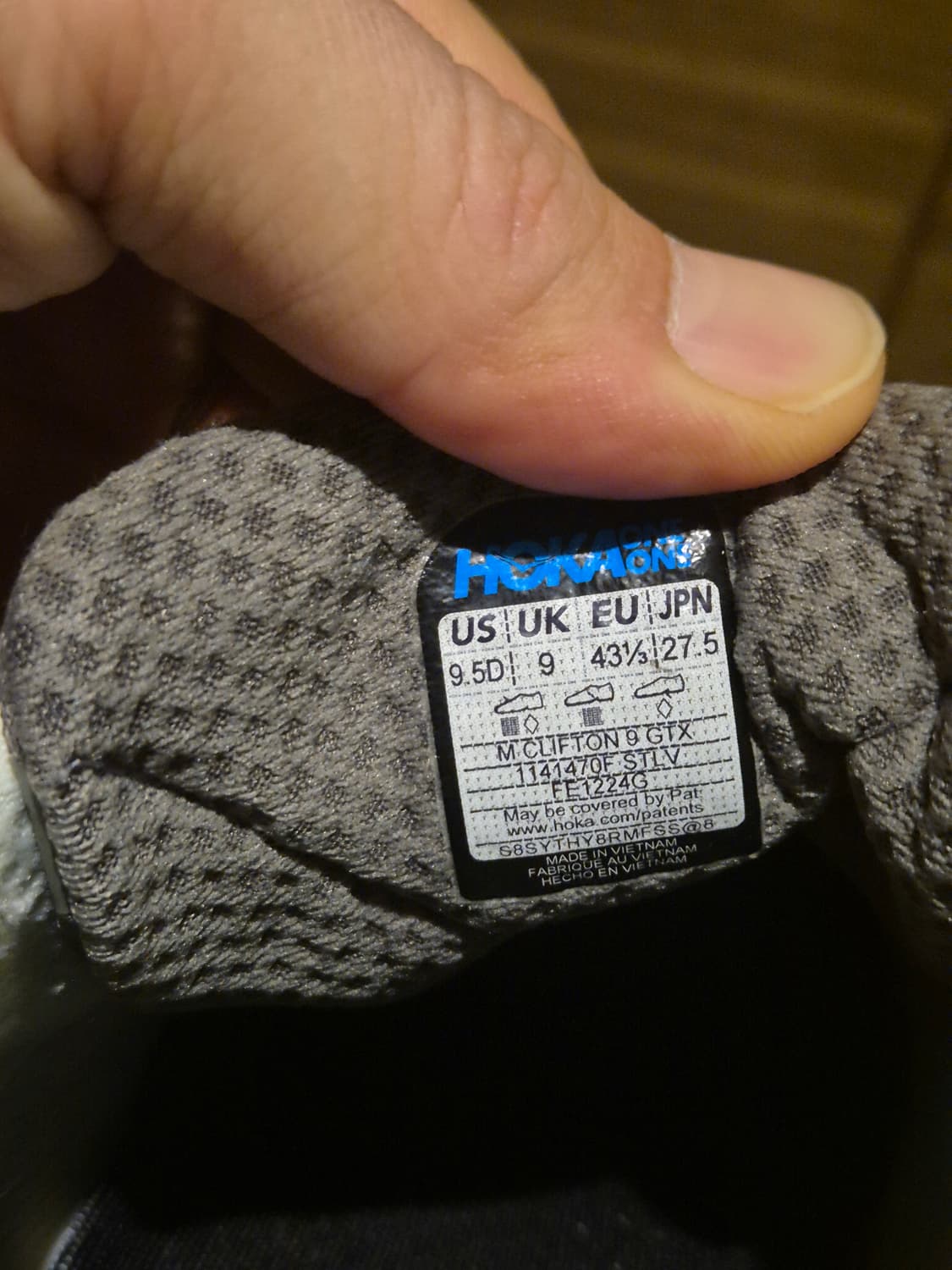 호카 클리프톤9 고어텍스 GTX 러닝화 상품이미지6