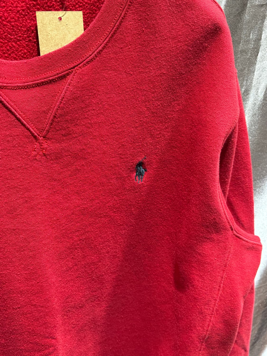 M 폴로랄프로렌 네이비포니 레드 맨투맨 상품이미지4