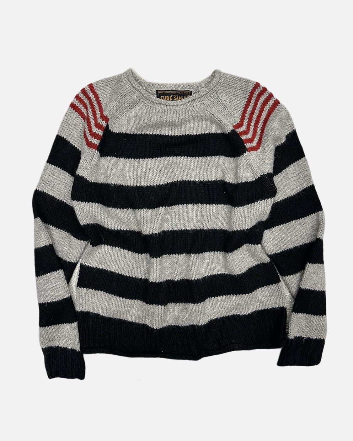 grey stripe wool blend knit 상품이미지1