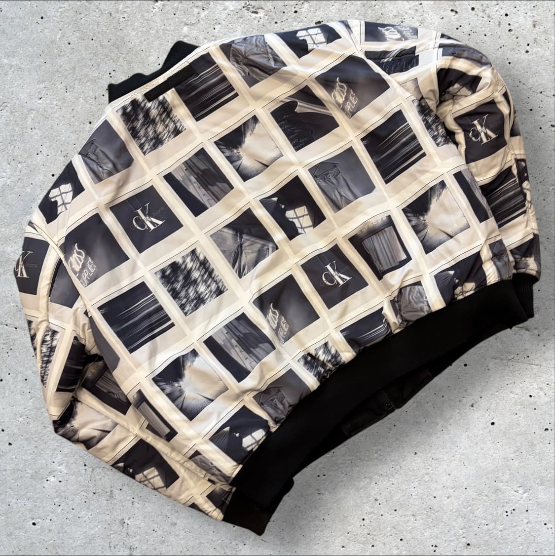 [L] 캘빈클라인 CK 리버시블 블랙 봄버 자켓 C498 상품이미지4